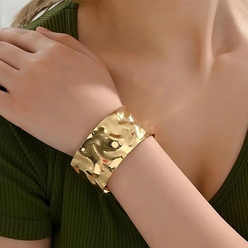 Shining Diva Fashion Gold Plated Latest Stylish Kada Bangle Cuff Bracelet for Women & Girls - Image 2