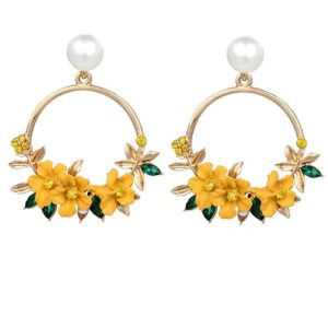 YouBella Jewellery for women Gold Plated Floral Earings Earrings for Girls and Women