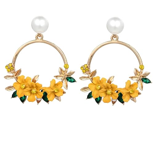YouBella Jewellery for women Gold Plated Floral Earings Earrings for Girls and Women