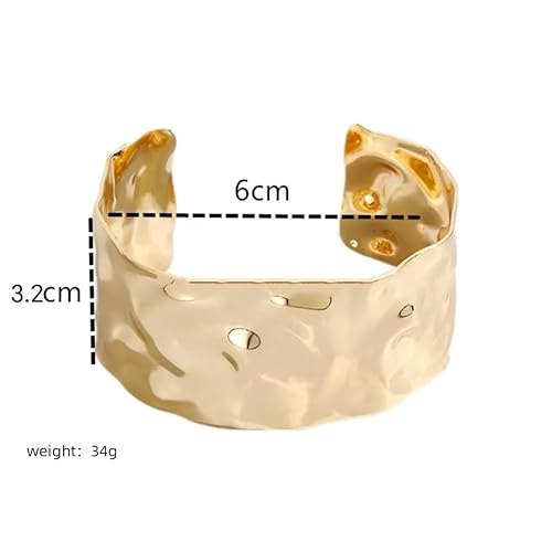 Shining Diva Fashion Gold Plated Latest Stylish Kada Bangle Cuff Bracelet for Women & Girls - Image 3