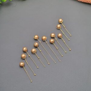 Iridescent Pearl Hair Pins with Gold Wire, Handcrafted Hair Pin, Pearl Hair Pin for Women, Wedding Hair accessories (Golden)