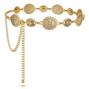 Shining Diva Fashion Belts for Women and Girls Stylish Kamarbandh Kamar Chain Waist Belt for Dresses Jeans Saree